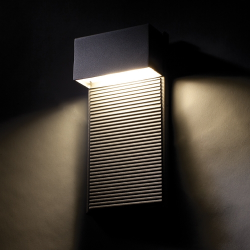 Hiline 8-Inch LED Outdoor Wall Light in Black by Modern Forms