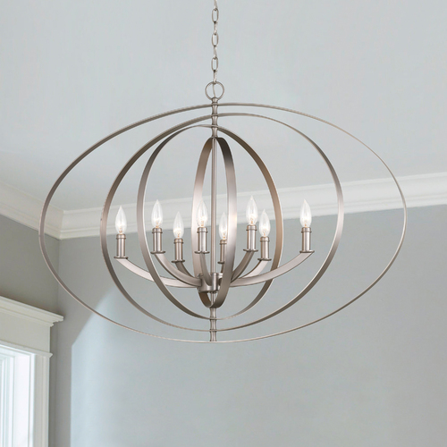 Progress Lighting Equinox Burnished Silver Pendant by Progress Lighting P3791-126