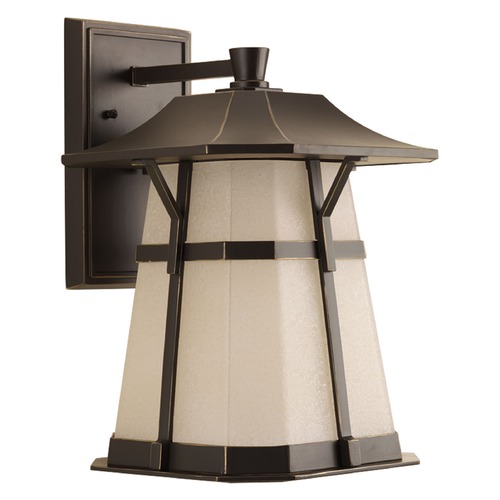 Derby LED Outdoor Wall Light in Bronze by Progress Lighting
