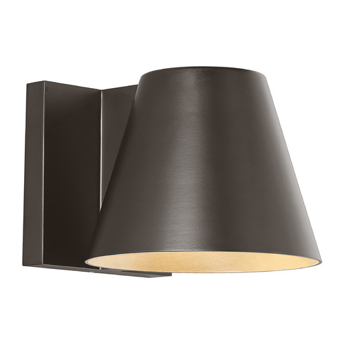 Sean Lavin Bowman 4-Inch 3000K 277V LED Outdoor Wall Light in Bronze by VC Modern