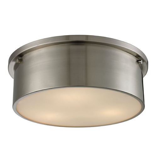 Elk Lighting Elk Lighting Simpson Brushed Nickel Flushmount Light 11821/3