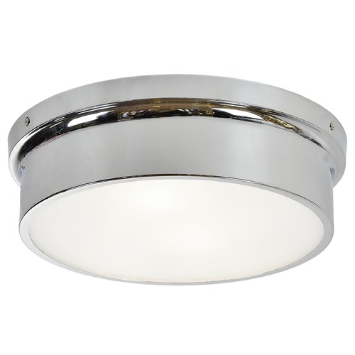 Ciotola Chrome Flush Mount by Matteo Lighting