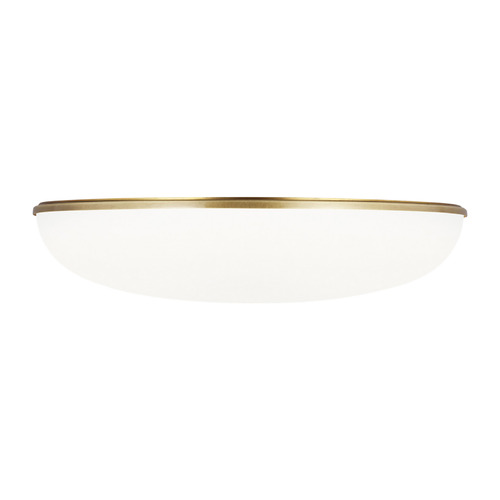 Visual Comfort Modern Collection Sean Lavin Megan 13-Inch 277V LED Flush Mount in Plated Brass by Visual Comfort Modern 700FMMGN13BR-LED930-277