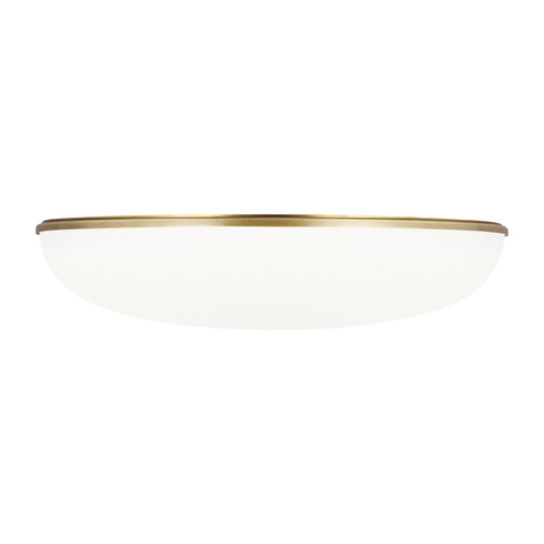 Sean Lavin Megan 13-Inch 277V LED Flush Mount in Plated Brass by Visual Comfort Modern