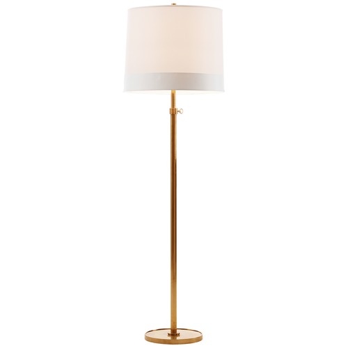 Visual Comfort Signature Collection Barbara Barry Simple Floor Lamp in Soft Brass by Visual Comfort Signature BBL1023SBS2