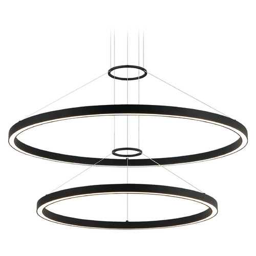 Matteo Lighting O'hara Matte Black LED Pendant Light