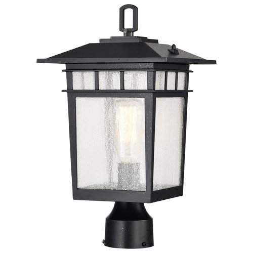 Cove Neck Textured Black Post Light by Nuvo Lighting