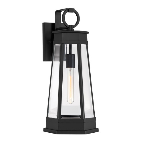 Savoy House Lighting Payne Matte Black Outdoor Wall Light