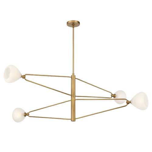 Orion 4-Light Chandelier in Legacy Brass by Minka Lavery