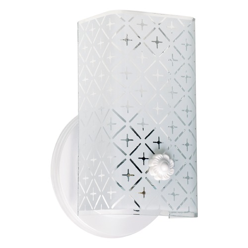 Nuvo Lighting White Sconce