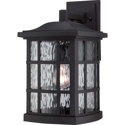 Stonington Mystic Black Outdoor Wall Light by Quoizel Lighting