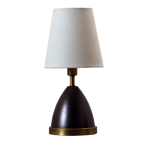 Geo Mahogany Bronze & Weathered Brass Accent Lamp by House of Troy Lighting