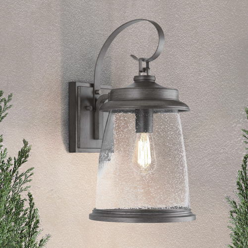 Progress Lighting Conover Antique Pewter Large Outdoor Wall Light by Progress Lighting P560085-103