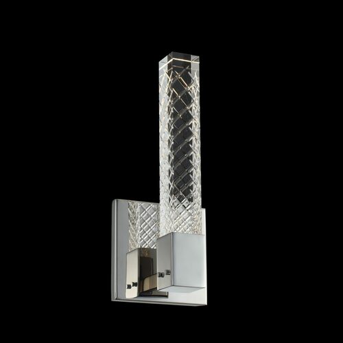 Allegri Lighting Apollo ADA LED Wall Sconce in Polished Nickel by Allegri Crystal 034920-010-FR001