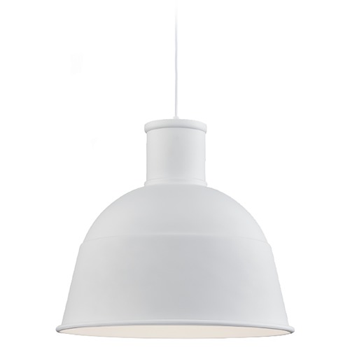 Irving White Pendant by Kuzco Lighting