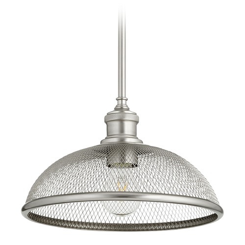 Quorum Lighting Omni Satin Nickel Pendant by Quorum Lighting 8212-65