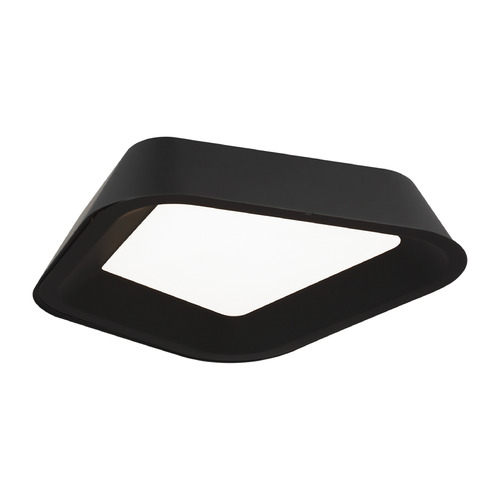 Sean Lavin Rhonan LED Flush Mount in Nightshade Black by Visual Comfort Modern