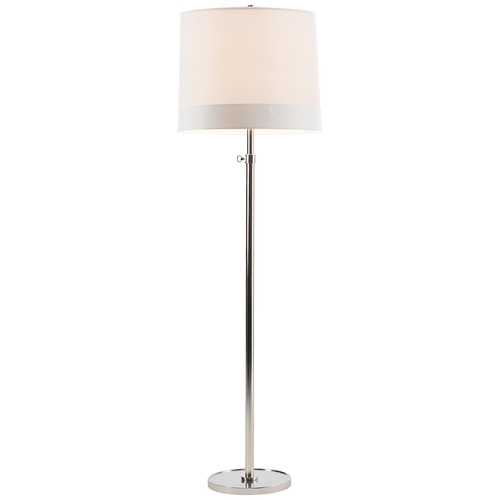 Visual Comfort Signature Collection Barbara Barry Simple Floor Lamp in Soft Silver by Visual Comfort Signature BBL1023SSS2
