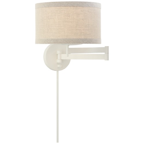 Visual Comfort Signature Collection Kate Spade New York Walker Sconce in Light Cream by Visual Comfort Signature KS2075LCNL