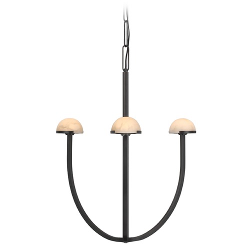 Visual Comfort Signature Collection Kelly Wearstler Pedra Chandelier in Bronze by Visual Comfort Signature KW5620BZALB