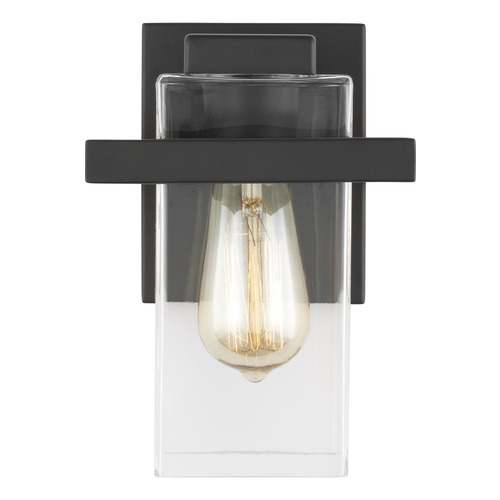 Mitte Midnight Black LED Sconce by Generation Lighting