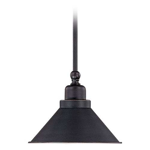 Nuvo Lighting Bridgeview 8.50-Inch Mission Dust Bronze Mini Pendant by Nuvo Lighting 60/1708