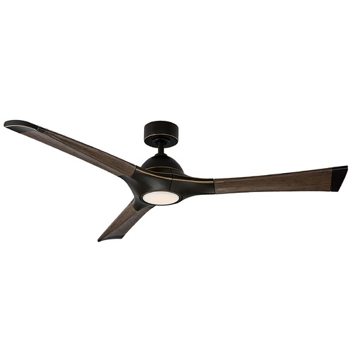 Modern Forms by WAC Lighting Woody 60-Inch LED Smart Outdoor Fan in Oil Rubbed Bronze 3000K by Modern Forms FR-W1814-60L-BZ/DW