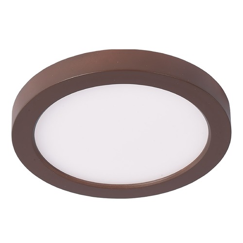 Round Bronze LED Close-to-Ceiling Light by WAC Lighting