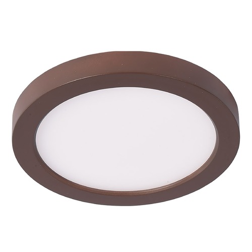 WAC Lighting Round Bronze LED Close-to-Ceiling Light by WAC Lighting FM-05RN-930-BZ