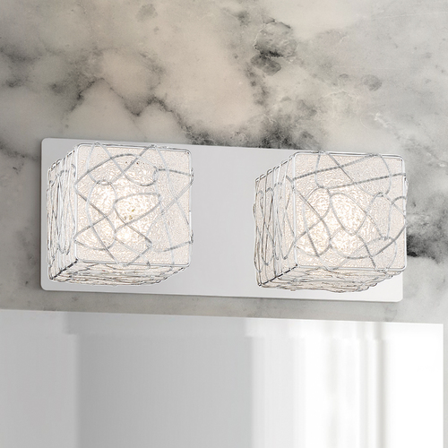 Livewire 12.6-Inch Vanity Light in Chrome by George Kovacs