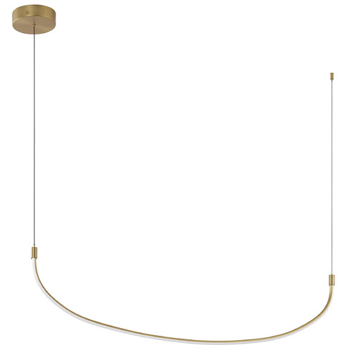 Talis Brushed Gold LED Linear Light by Kuzco Lighting