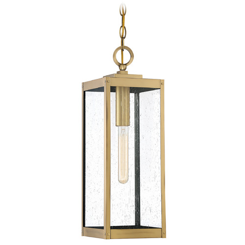Westover Mini Pendant in Antique Brass by Quoizel Lighting