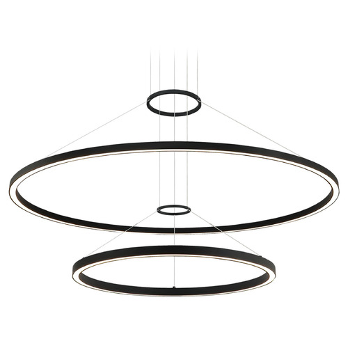 Matteo Lighting O'hara Matte Black LED Pendant Light