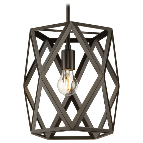 Progress Lighting Progress Lighting Saucedo Architectural Bronze Pendant Light P500421-129