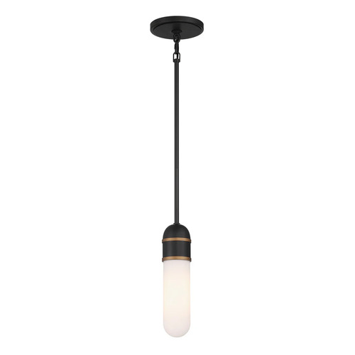 Crystorama Lighting Brian Patrick Flynn Capsule Mini Pendant in Black & Gold by Crystorama CAP-8511-MK-TG