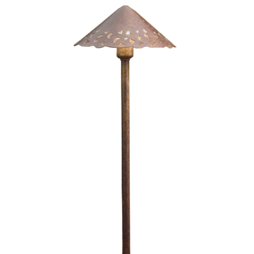 Cast Hammered Roof 22-Inch LED Path Light in Bronze 3000K by Kichler Lighting