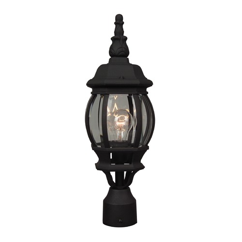 Craftmade Lighting French Style Matte Black Post Light by Craftmade Lighting Z325-05