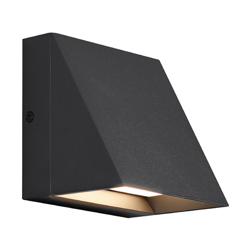 Visual Comfort Modern Collection Sean Lavin Pitch 2700K LED Outdoor Wall Light in Black by Visual Comfort Modern 700WSPITSB-LED827