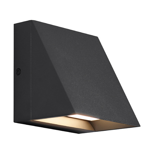 Sean Lavin Pitch 2700K LED Outdoor Wall Light in Black by Visual Comfort Modern