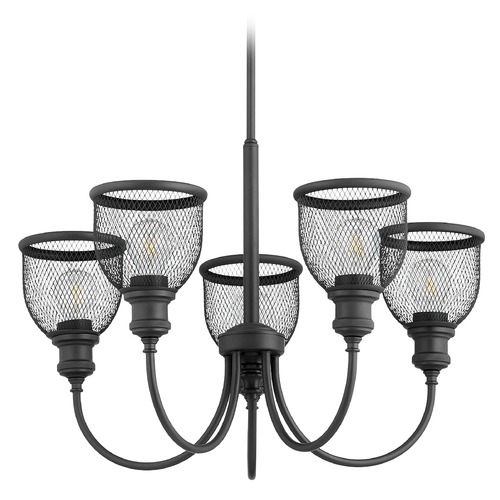 Quorum Lighting Omni Noir Chandelier by Quorum Lighting 6212-5-69