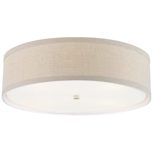 Visual Comfort Signature Collection Kate Spade New York Walker Flush Mount in Cream by Visual Comfort Signature KS4072LCNL
