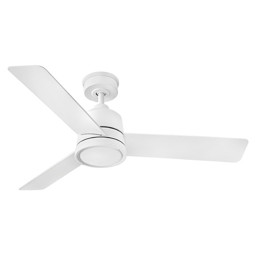 Hinkley Hinkley Chet Matte White LED Ceiling Fan with Light 905248FMW-LWA