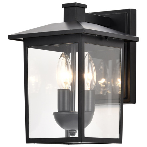 Jamesport Matte Black Outdoor Wall Light by Nuvo Lighting