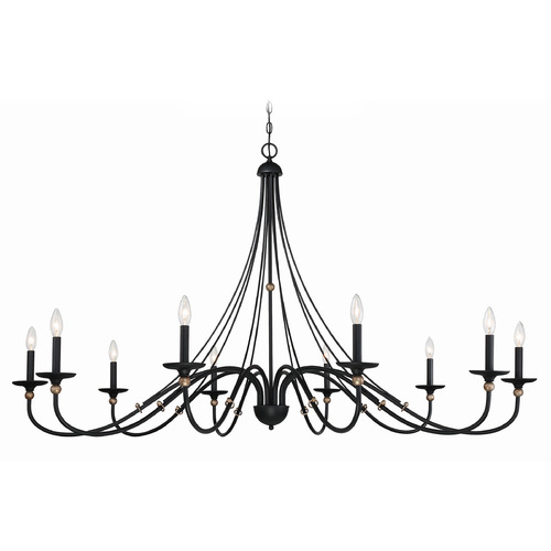 Westchester County Sand Coal & Skyline Gold Chandelier by Minka Lavery