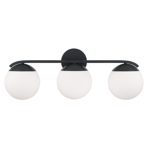 Capital Lighting Oliver Matte Black Bathroom Light