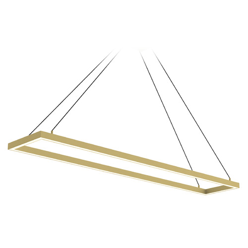 Kuzco Lighting Piazza Brushed Gold LED Pendant Light