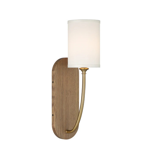 Preston 17-Inch High Sconce in Vibrant Gold by Crystorama Lighting