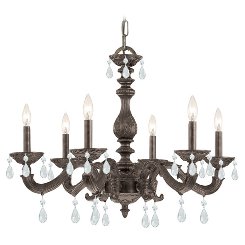 Crystorama Lighting Paris Market Venetian Bronze Crystal Chandelier