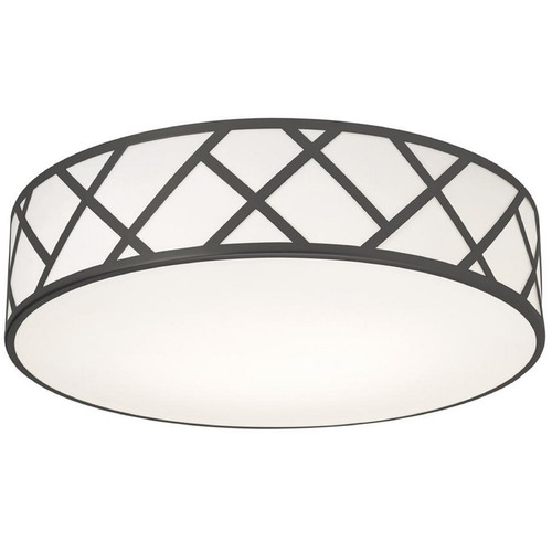 Afx Lighting Haven Black Flushmount Light