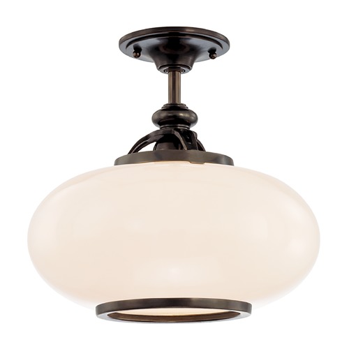 Hudson Valley Lighting Canton Semi-Flush Mount in Old Bronze by Hudson Valley Lighting 9815F-OB